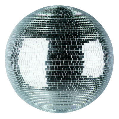 Spiegelkugel 30 cm Halogen mieten