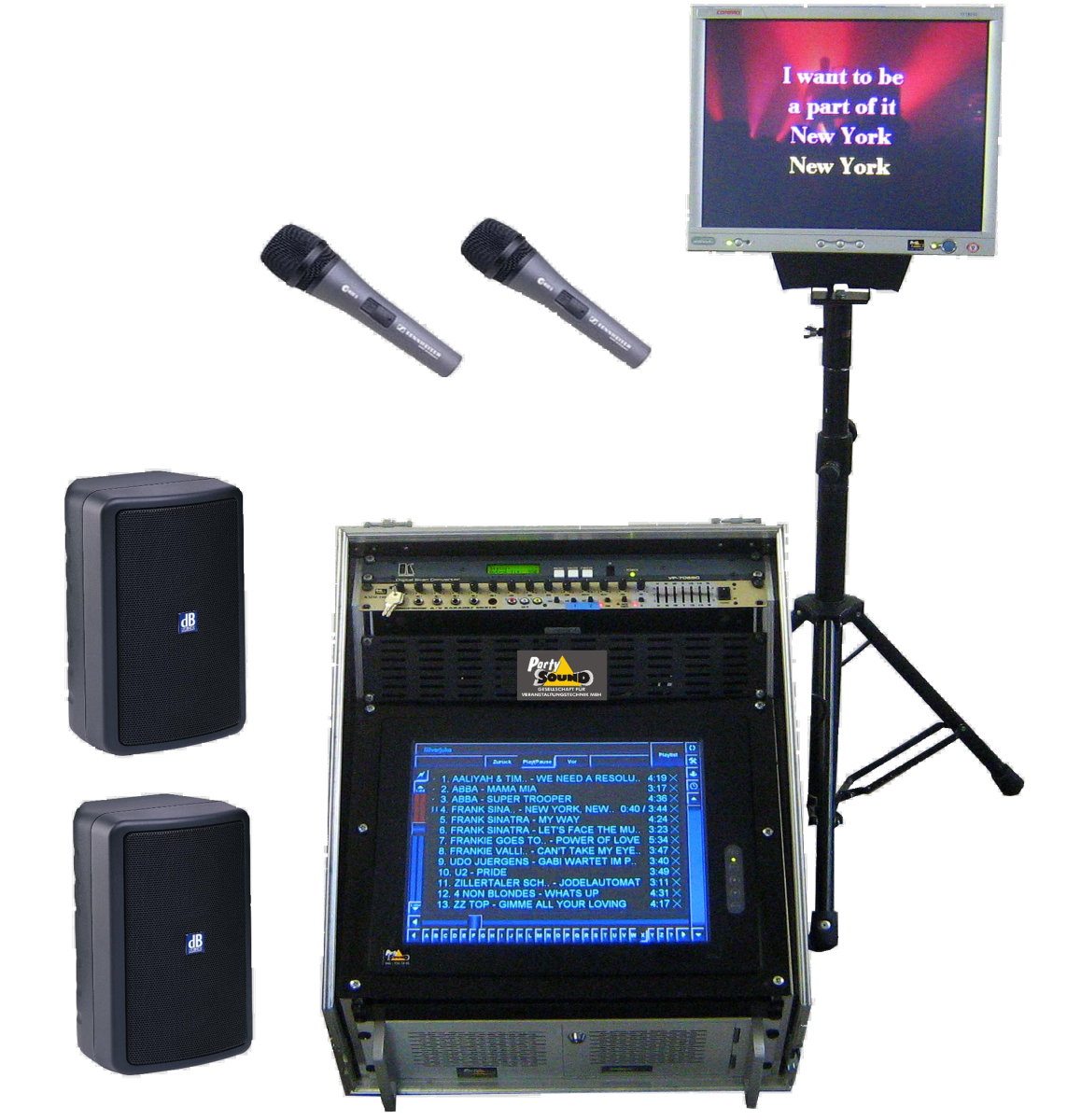 Karaoke PC Touch Komplettsystem
